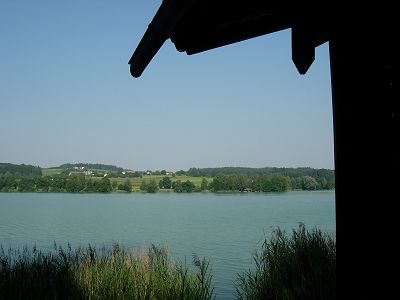 Blick über den Tachinger See