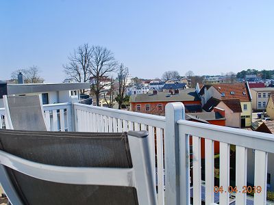 Blick auf den Balkon